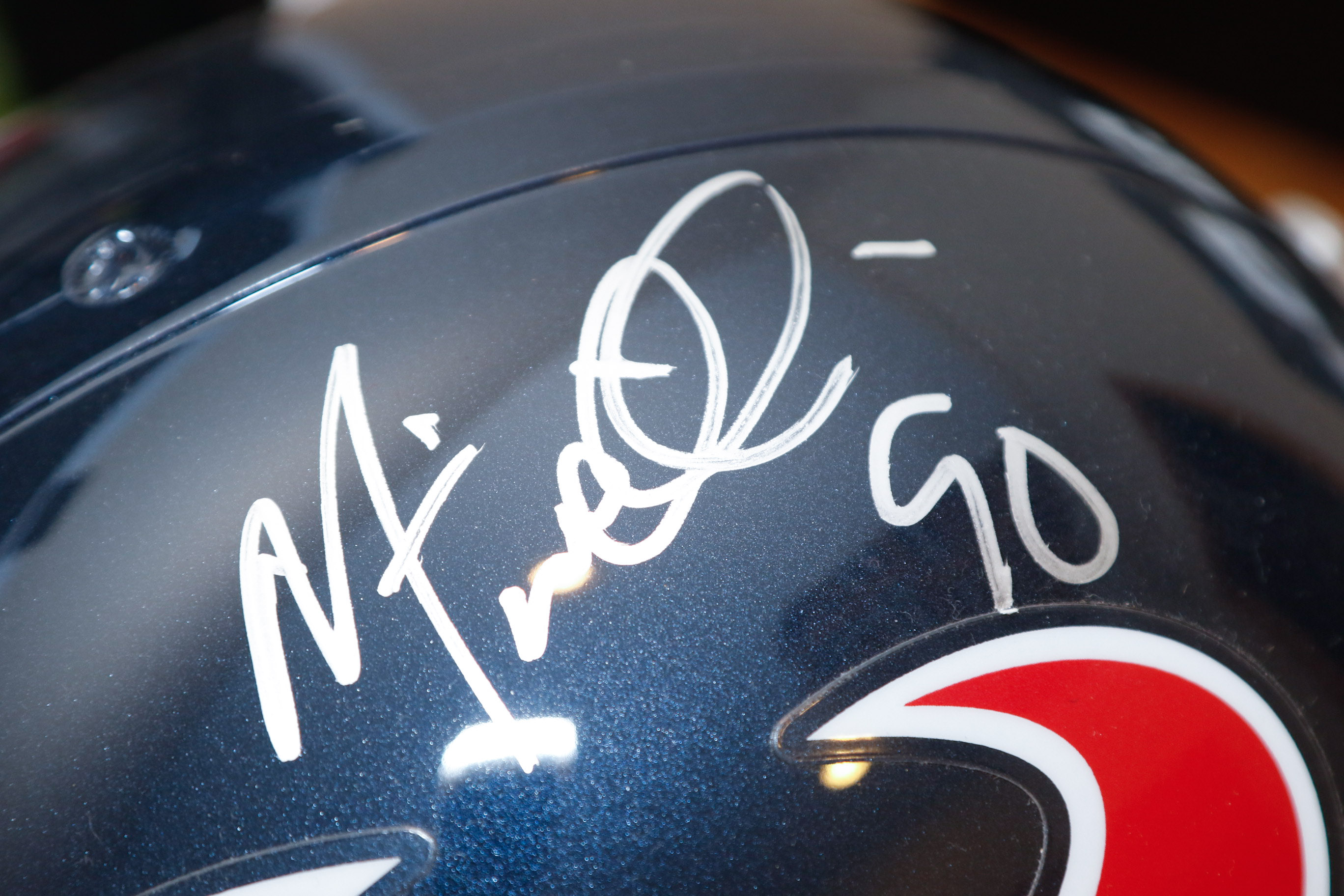 Houston Texans NFL Memorabelia Feat. Mario Williams Autographed Helmet