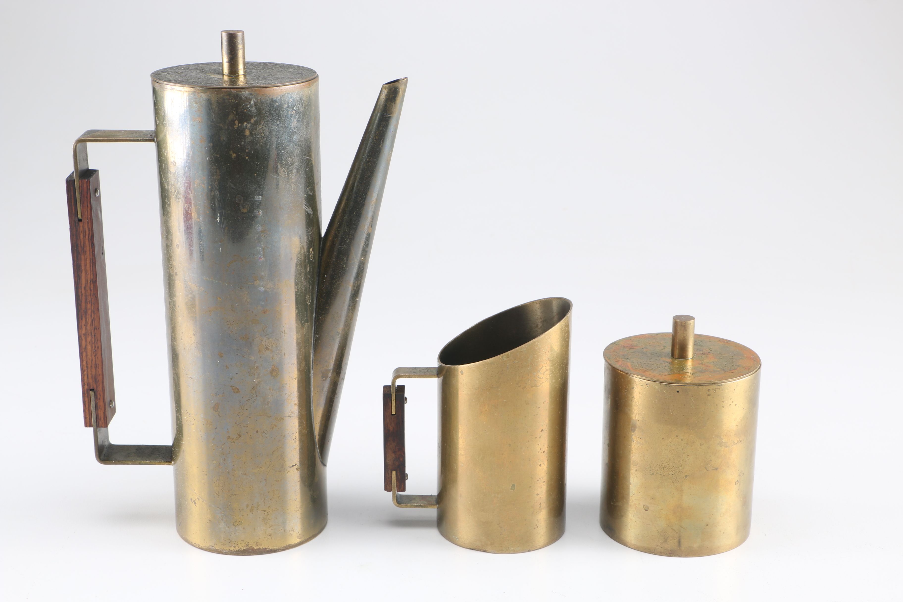 Italian Copper Tea Set