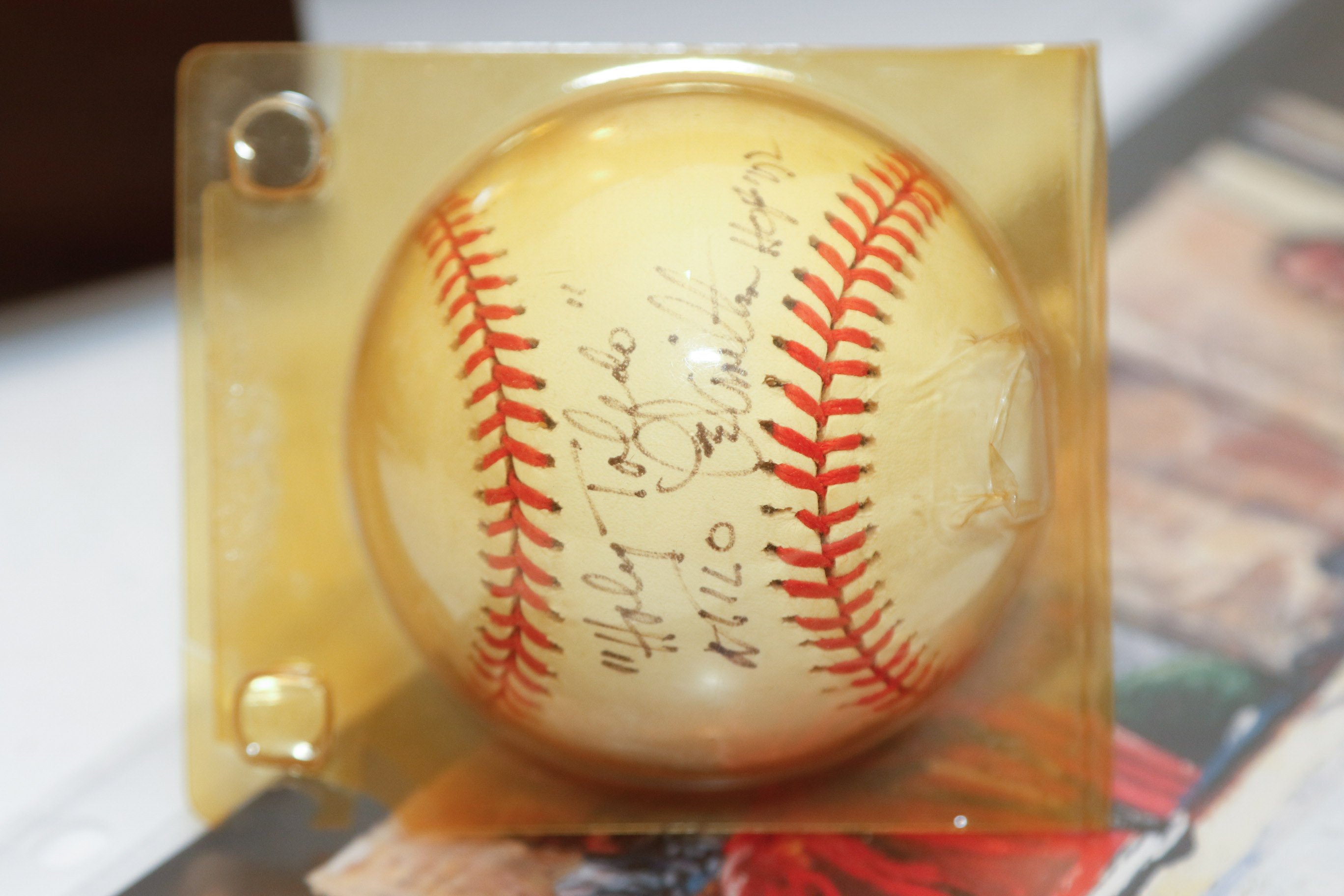 Houston Astros Autographed Baseball Memorabelia Feat.Craig Biggio and Milo Hamilton