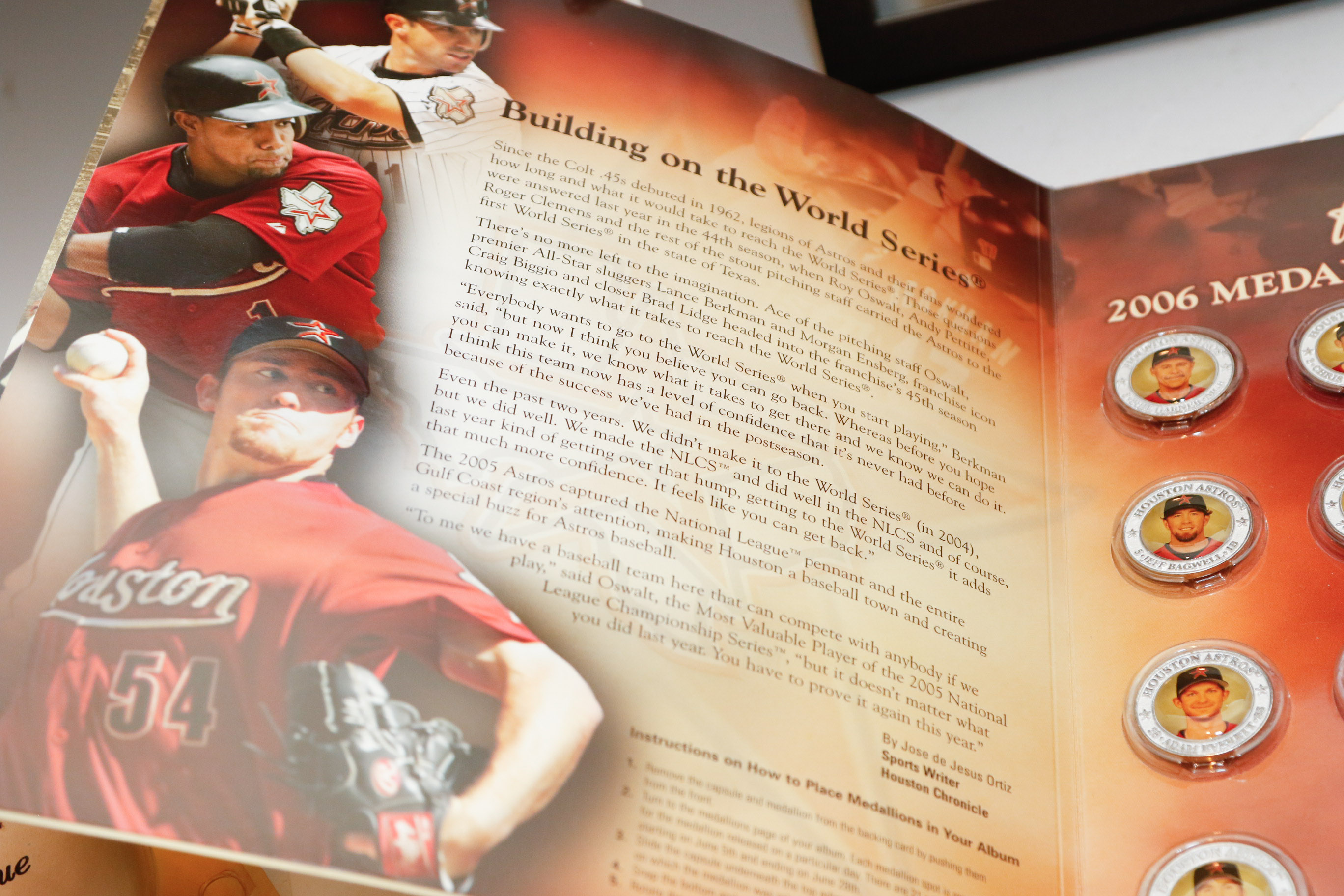 Houston Astros Autographed Baseball Memorabelia Feat.Craig Biggio and Milo Hamilton