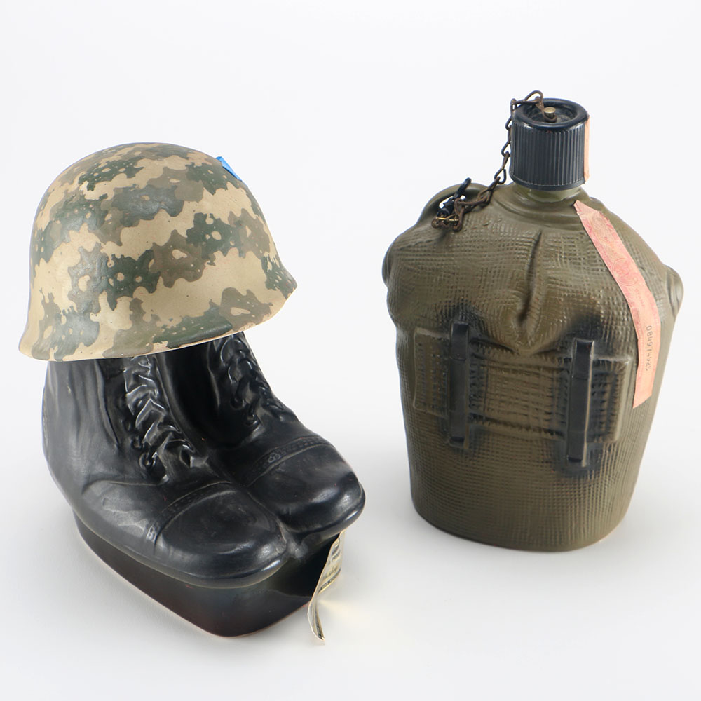 1970s Jim Beam Vietnam War Decanters