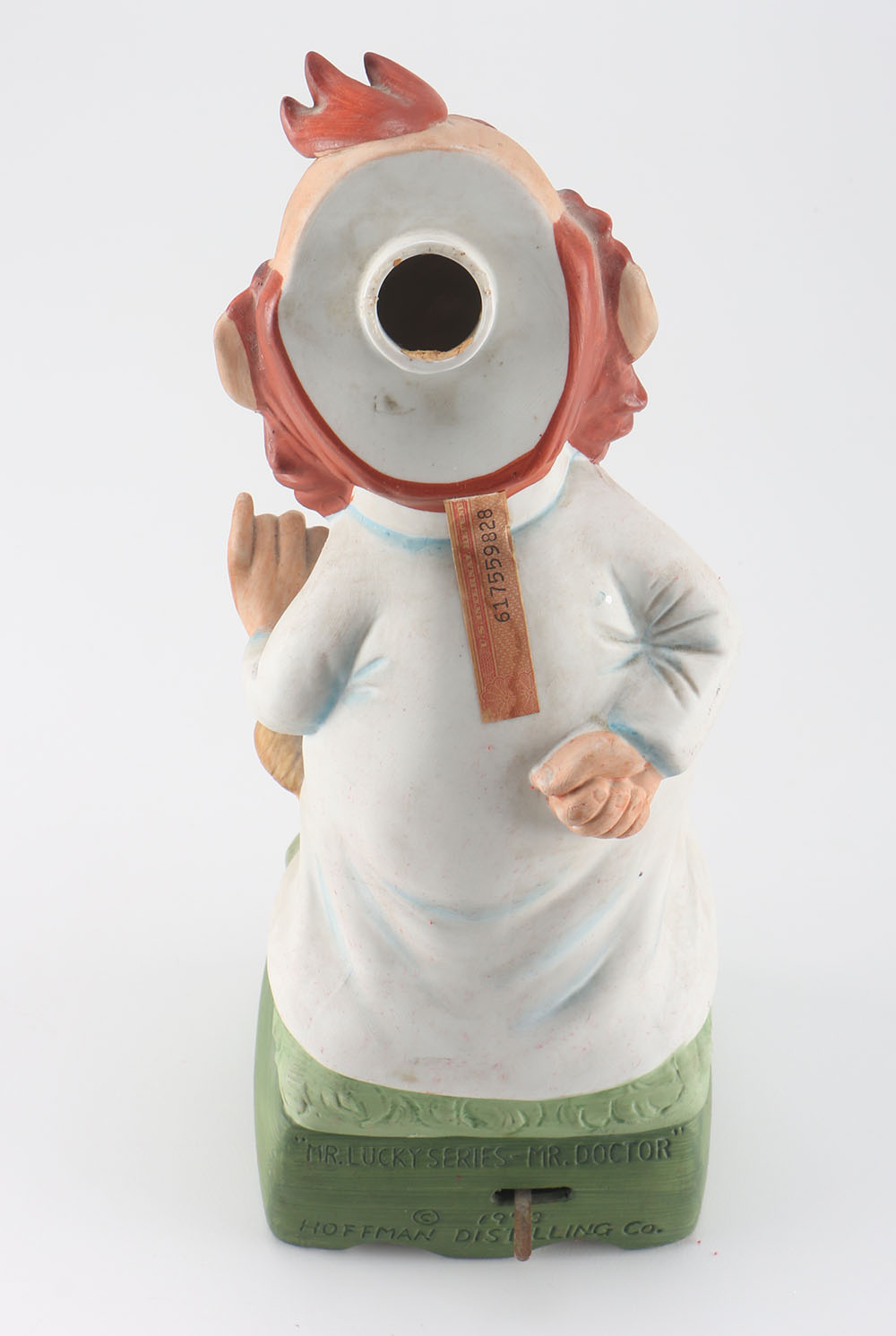 1973 Hoffeman Distilling Co. "Mr. Lucky Series - Mr. Doctor" Music Box Decanter