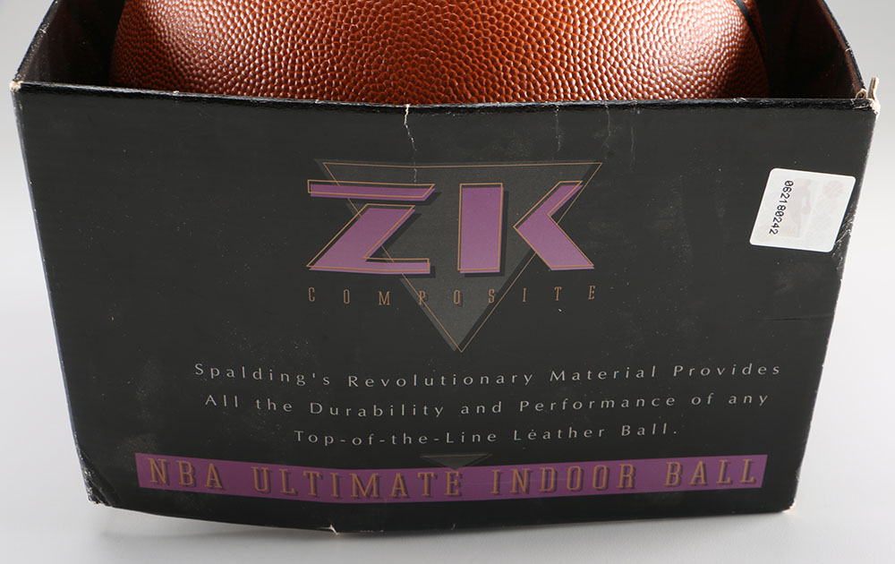 Signed Tim Duncan & Clem Haskins Basketball