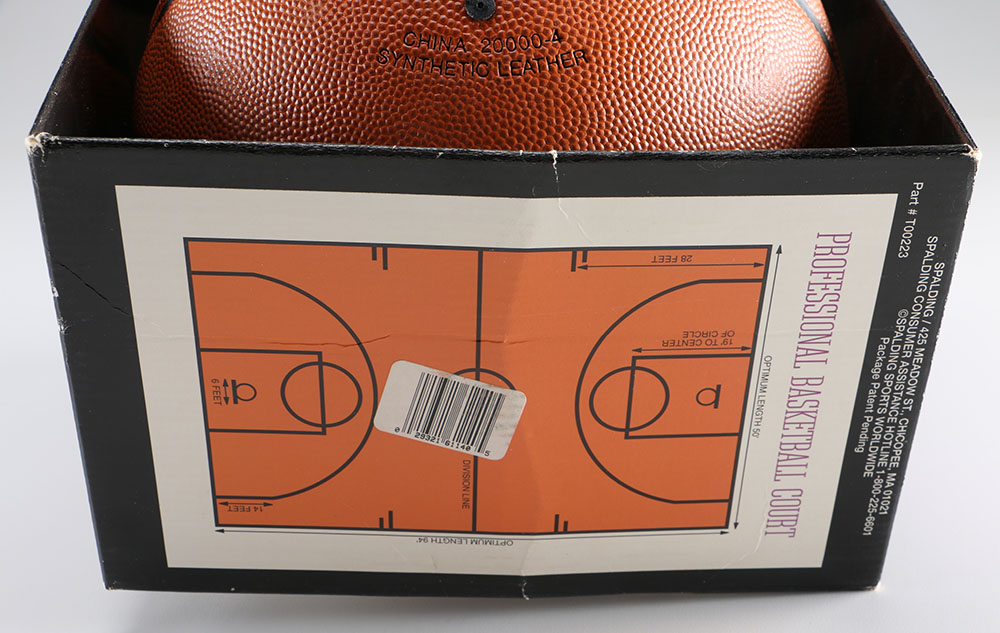 Signed Tim Duncan & Clem Haskins Basketball