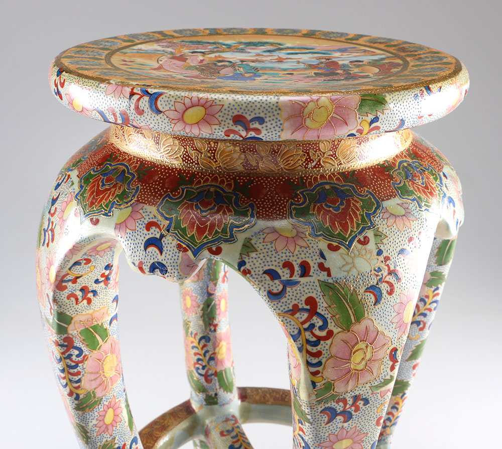 Decorative Asian Plant Stand