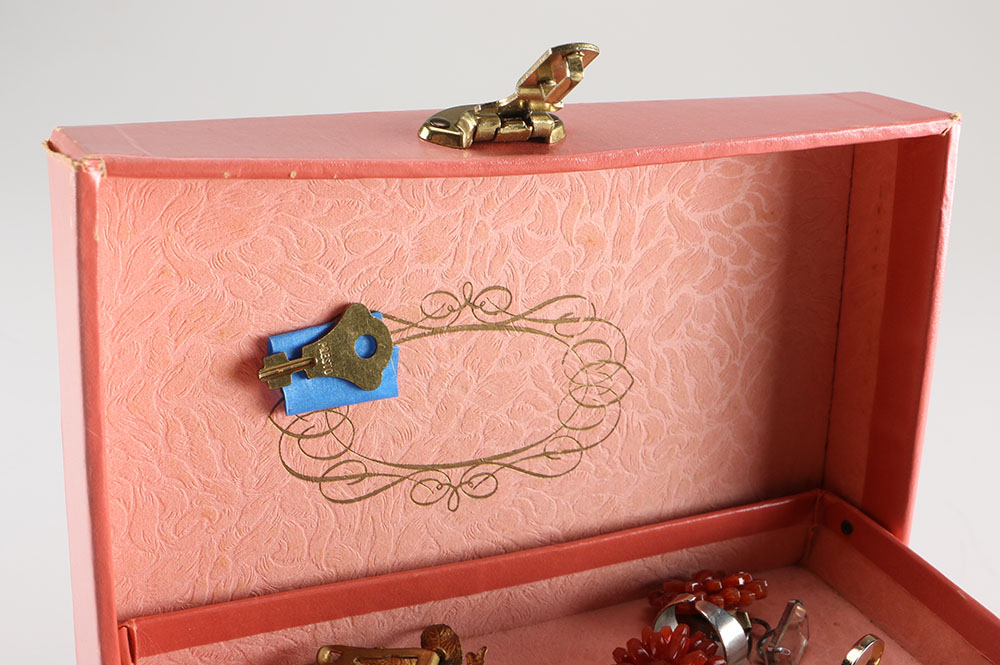Vintage Costume Jewelry & Box