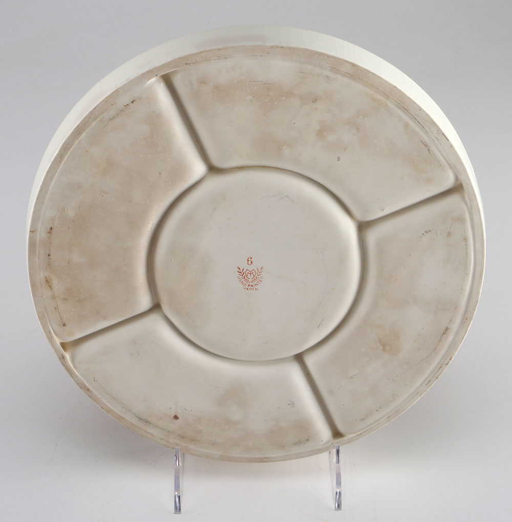 Hand Painted Divided Bowl