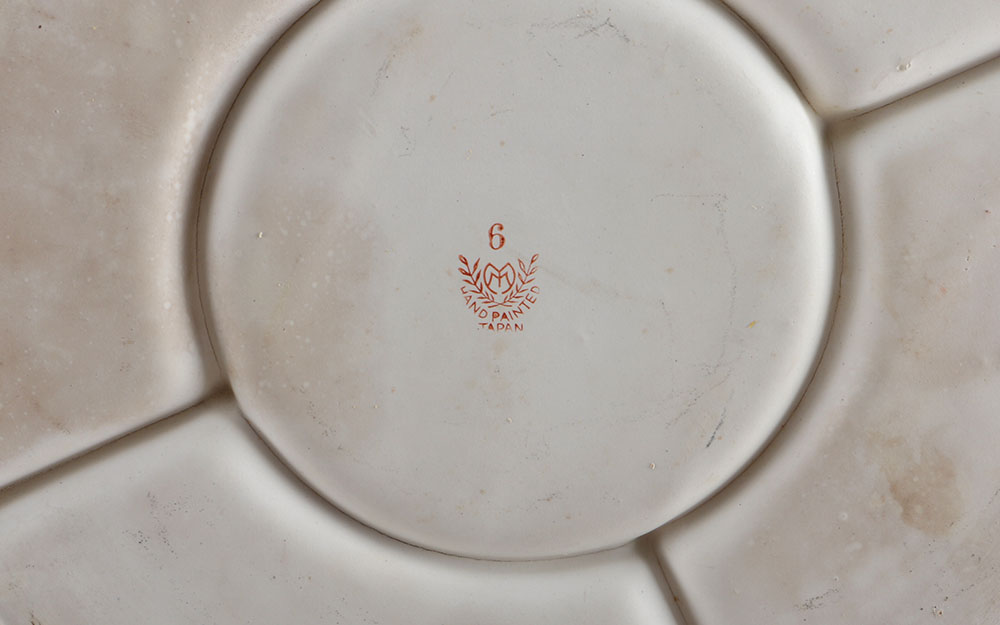 Hand Painted Divided Bowl