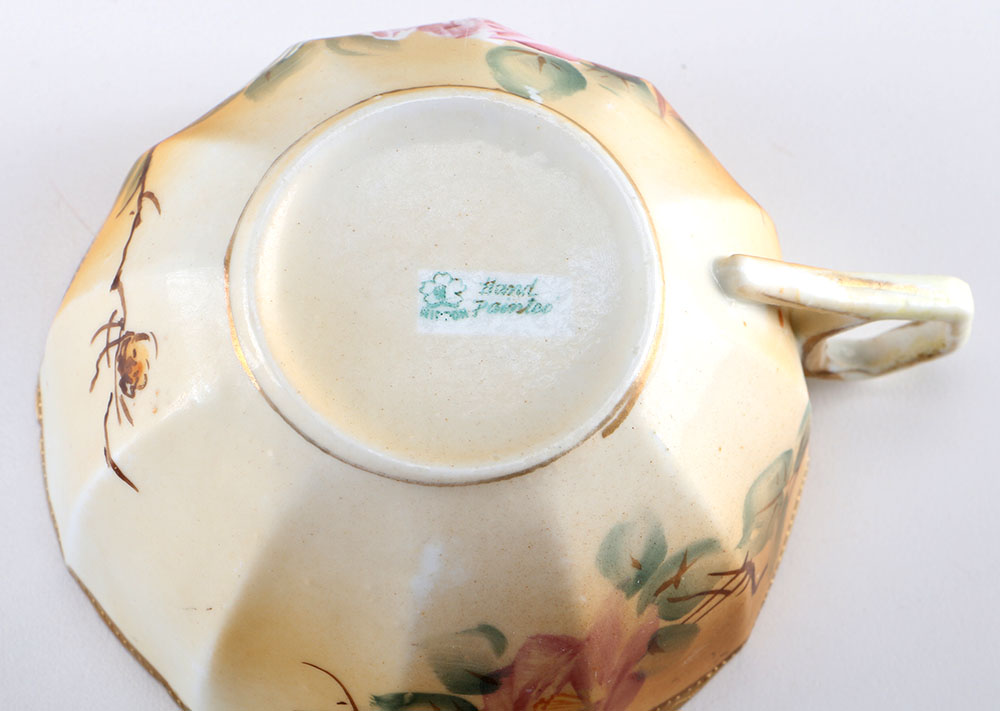 Hand Painted Divided Bowl