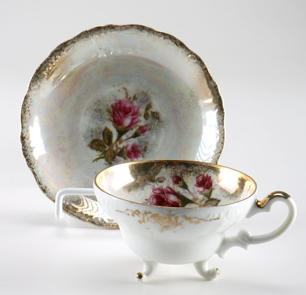 Hand Painted Divided Bowl