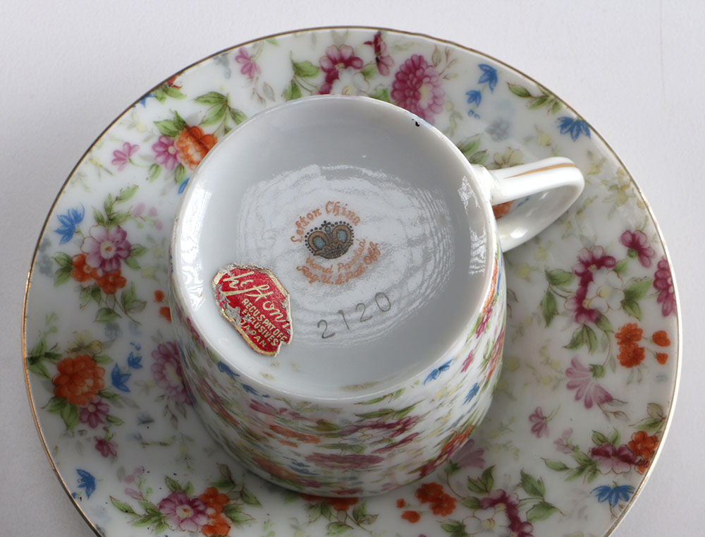 Hand Painted Divided Bowl