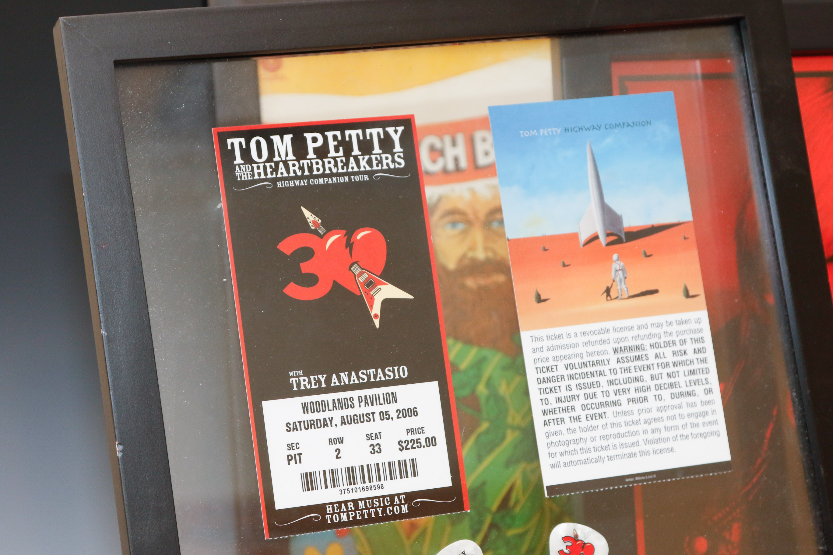 Classic Rock & Country Music Memorabelia Feat. Tom Petty and the Heartbreakers