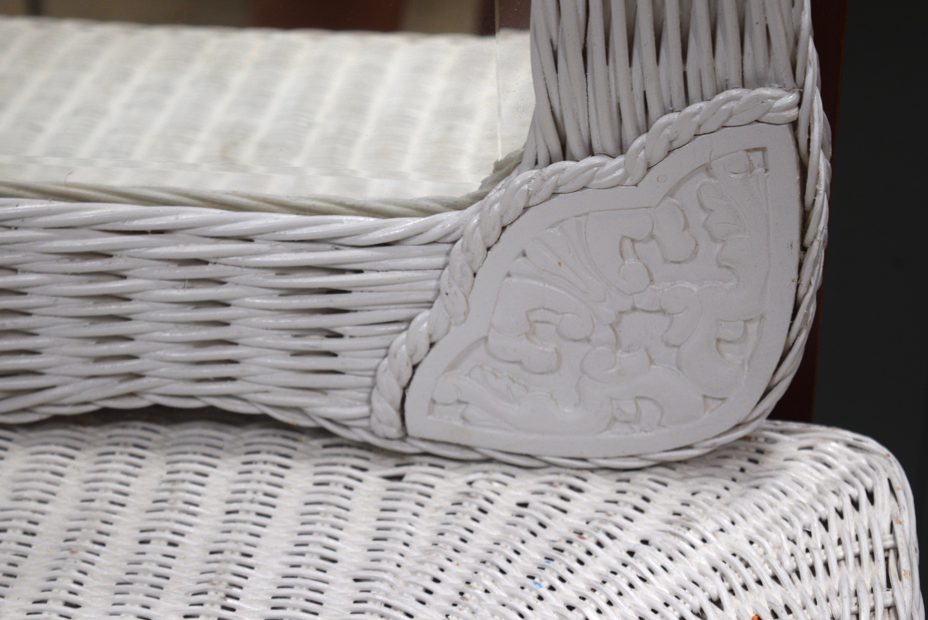 Pier 1 Jamaica Collection Mirror and Wicker Vanity