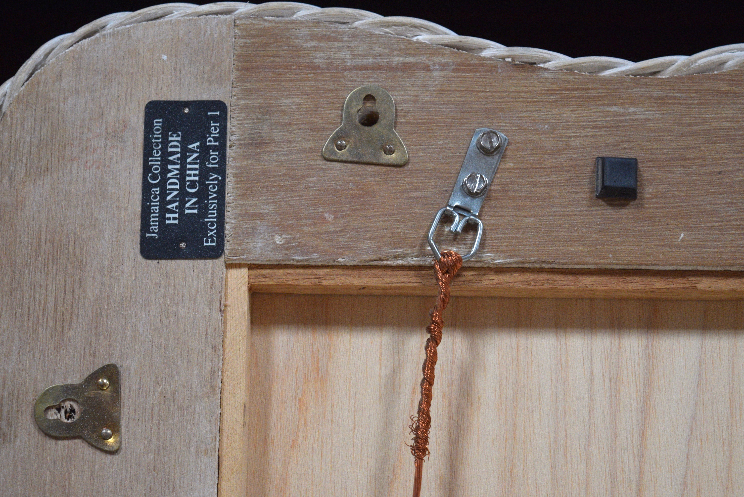 Pier 1 Jamaica Collection Mirror and Wicker Vanity