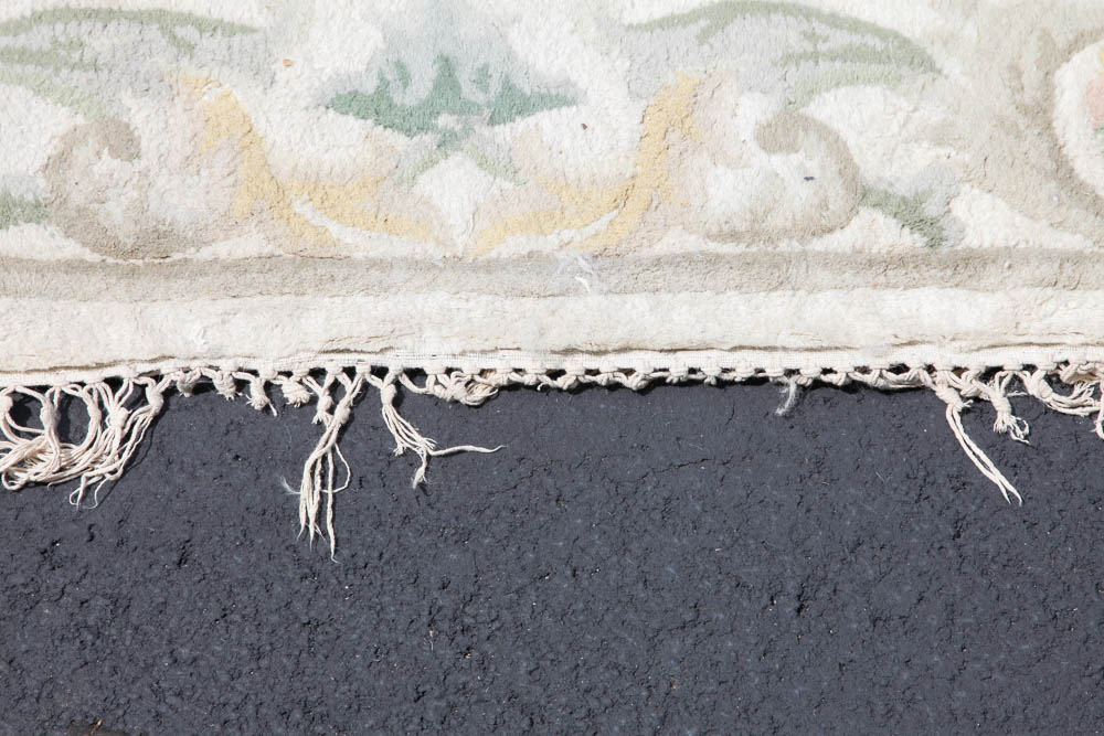 Handmade Oriental Oval Rug