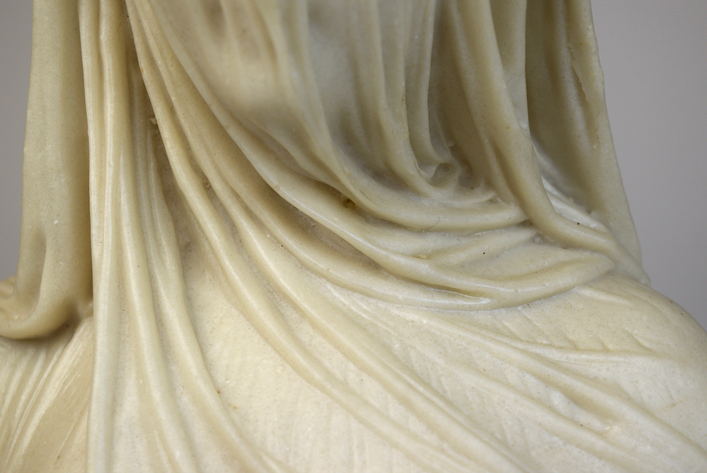 'Veiled Lady' Raffaelle Monti Italian Reproduction Sculpture