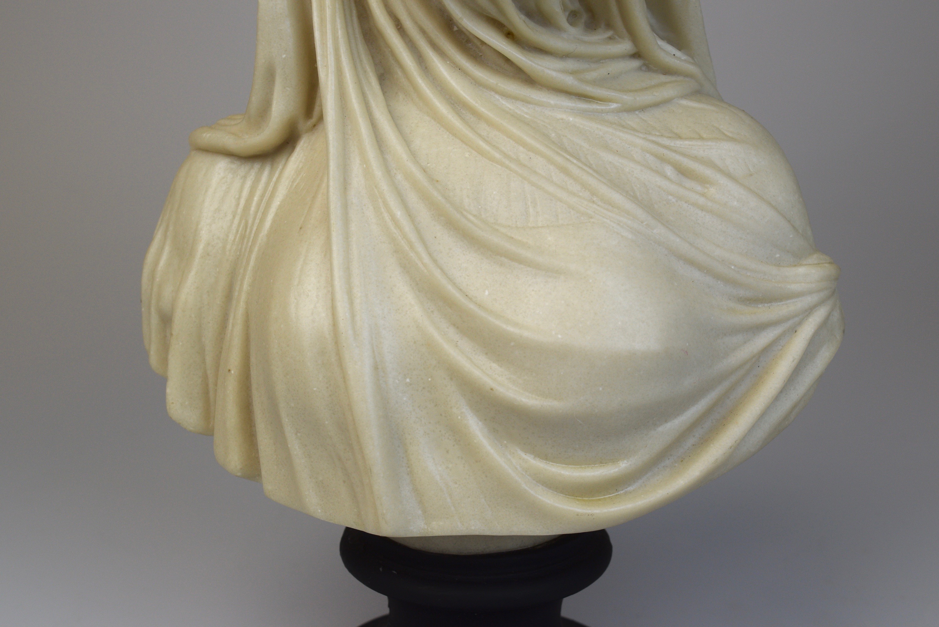 'Veiled Lady' Raffaelle Monti Italian Reproduction Sculpture