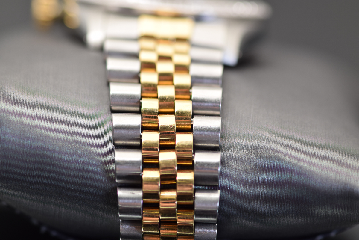 Men's Rolex Datejust 18K Yellow Gold and Diamond Watch