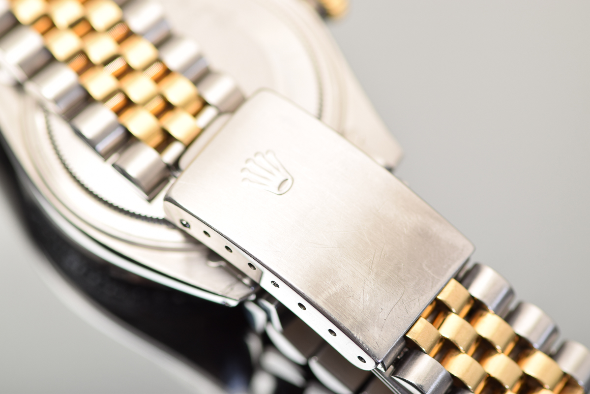 Men's Rolex Datejust 18K Yellow Gold and Diamond Watch