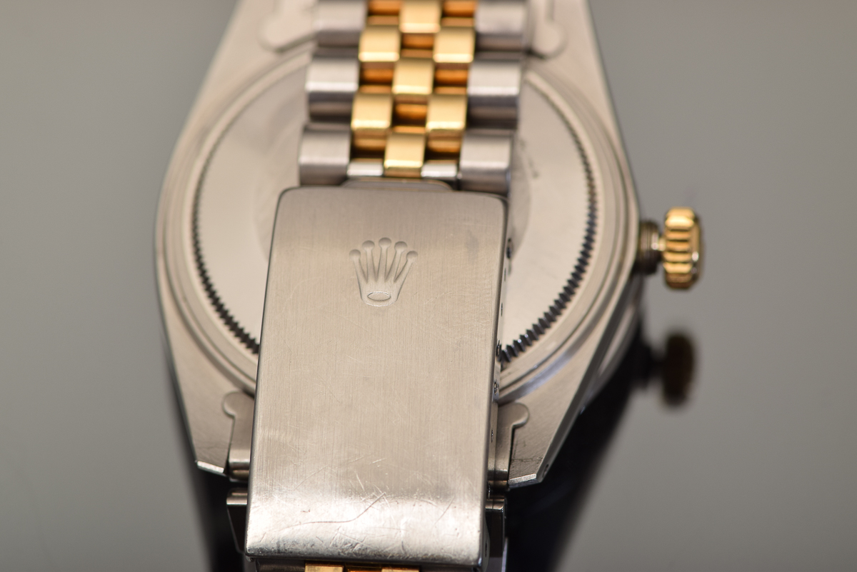 Men's Rolex Datejust 18K Yellow Gold and Diamond Watch