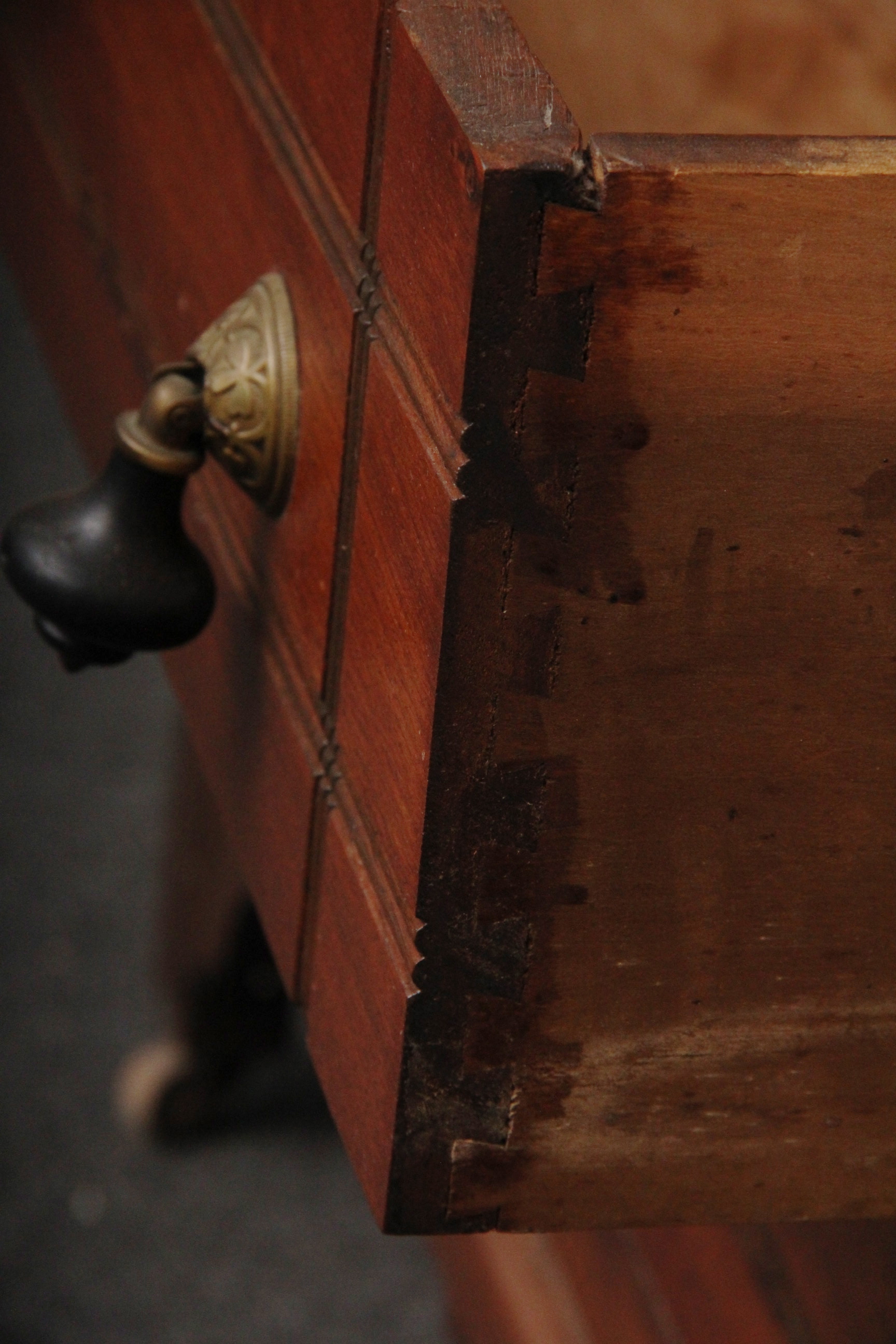 Antique Eastlake Victorian Walnut Dresser with Mirror