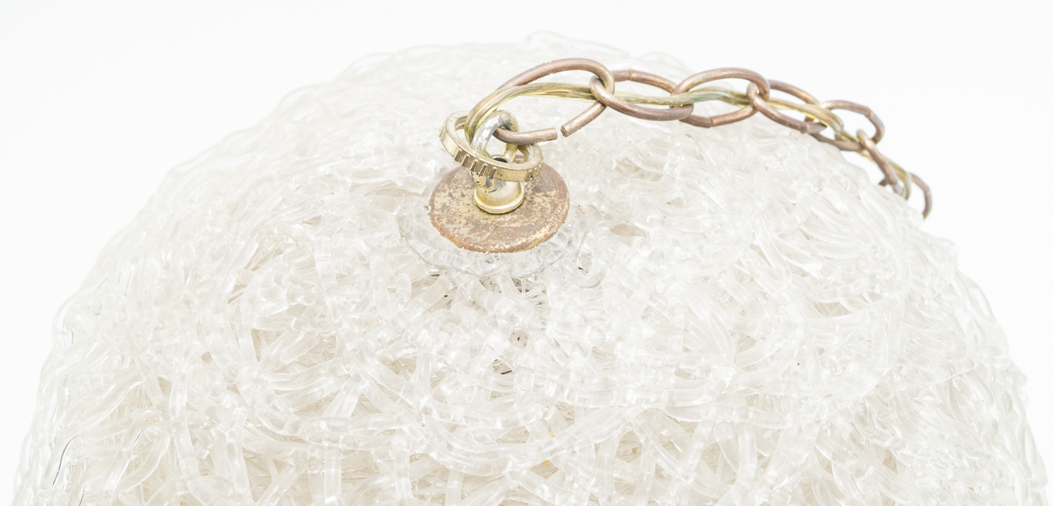 Retro Acrylic Spaghetti Globe Light Fixture