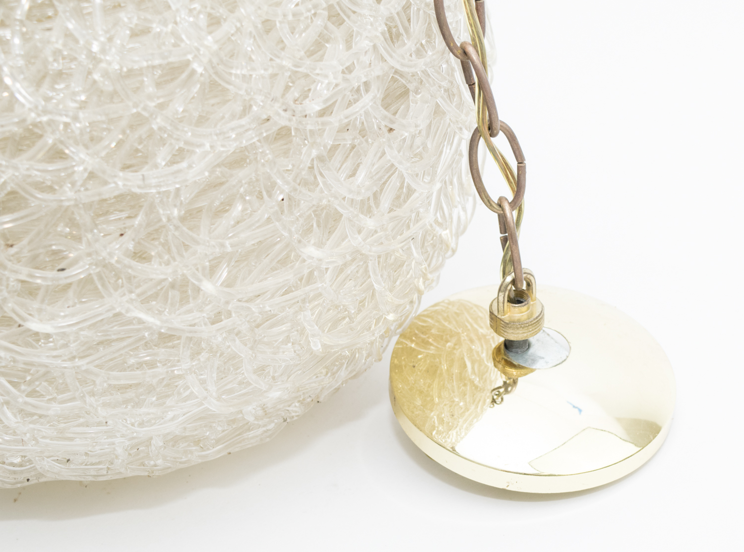 Retro Acrylic Spaghetti Globe Light Fixture