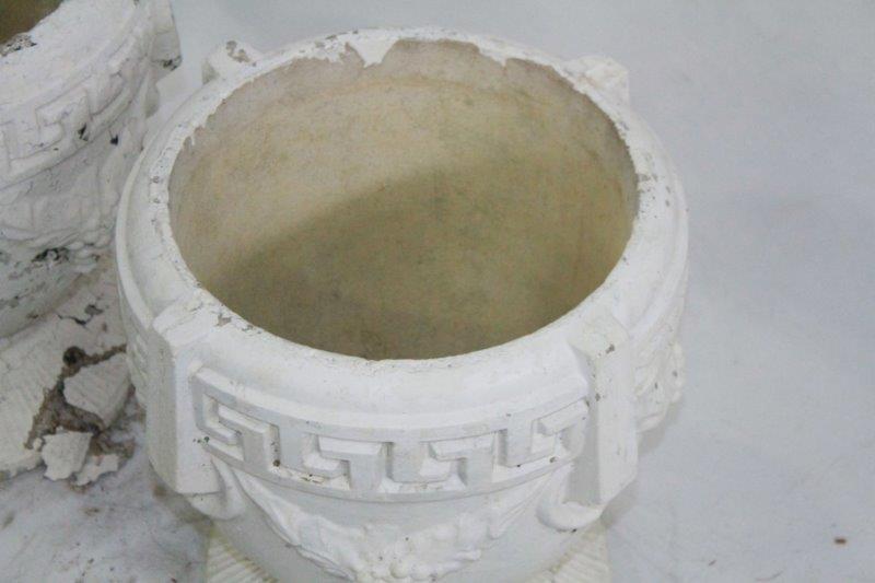 Pair Of Concrete Planters