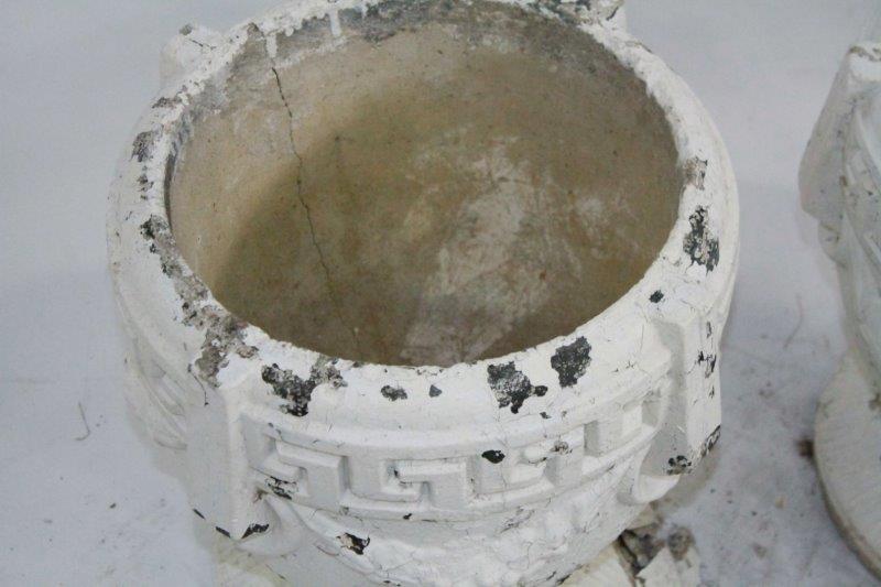 Pair Of Concrete Planters