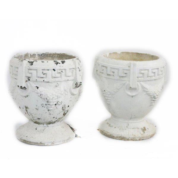 Pair Of Concrete Planters