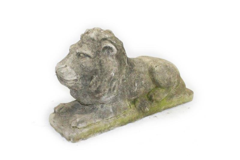 Concrete Lion Statue