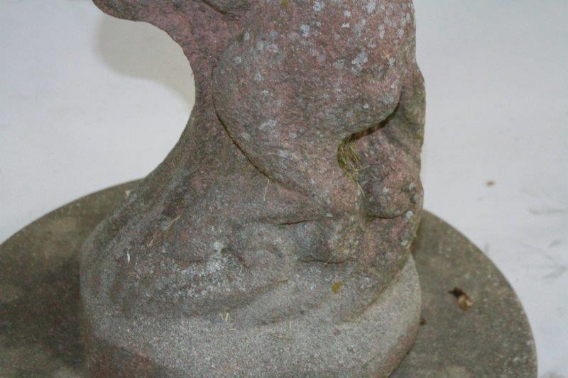 Concrete Birdbath on Pedestal