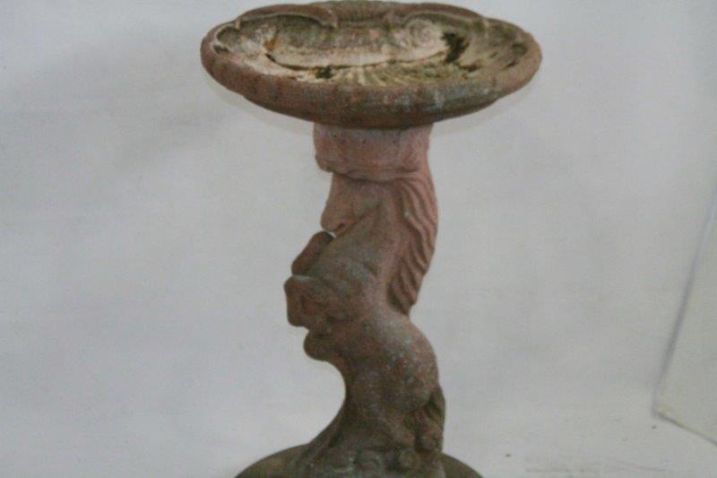 Concrete Birdbath on Pedestal