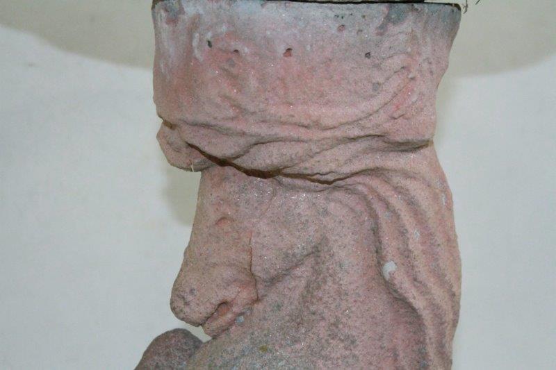 Concrete Birdbath on Pedestal