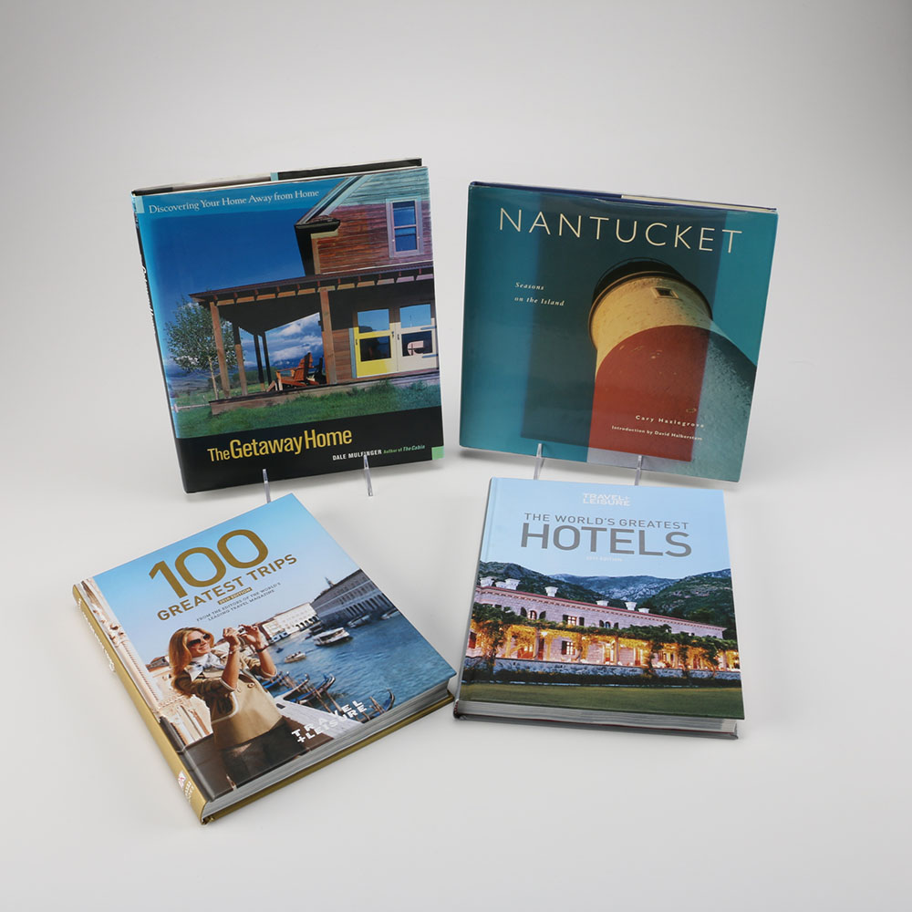 Set of Four Travel Inspired Coffee Table Books
