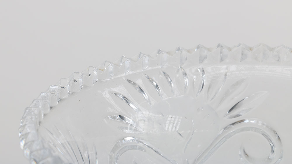 Crystal Bowl and Glass Pitcher