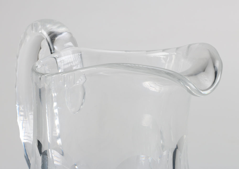 Crystal Bowl and Glass Pitcher