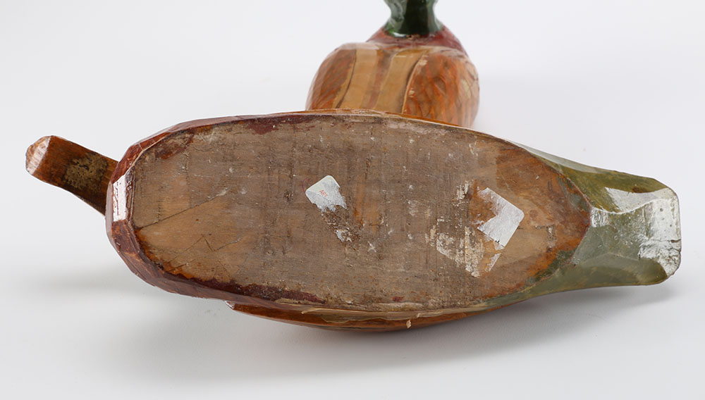 Carved Wooden Mallards