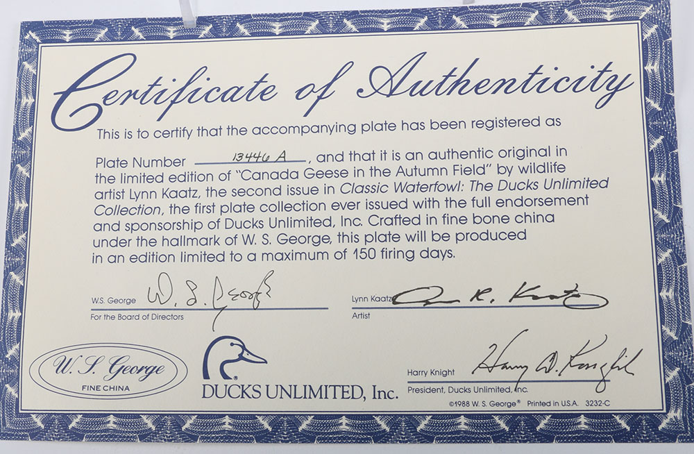 Assortment of Four Lynn Kaatz and Brenda Burke Collector Plates