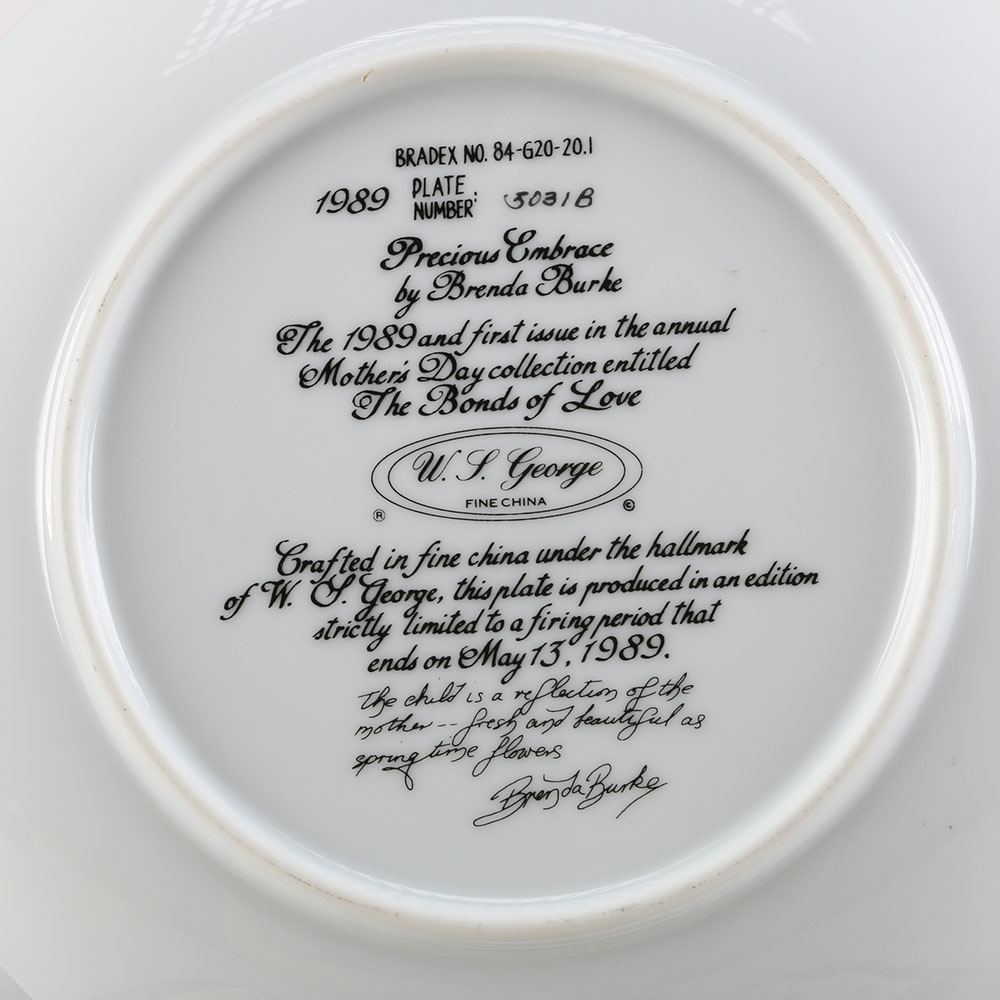 Assortment of Four Lynn Kaatz and Brenda Burke Collector Plates