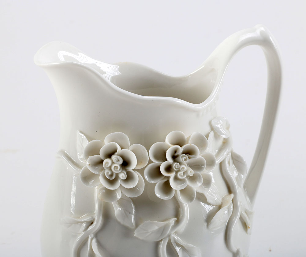 Set of Three Decorative Porcelain Pitchers