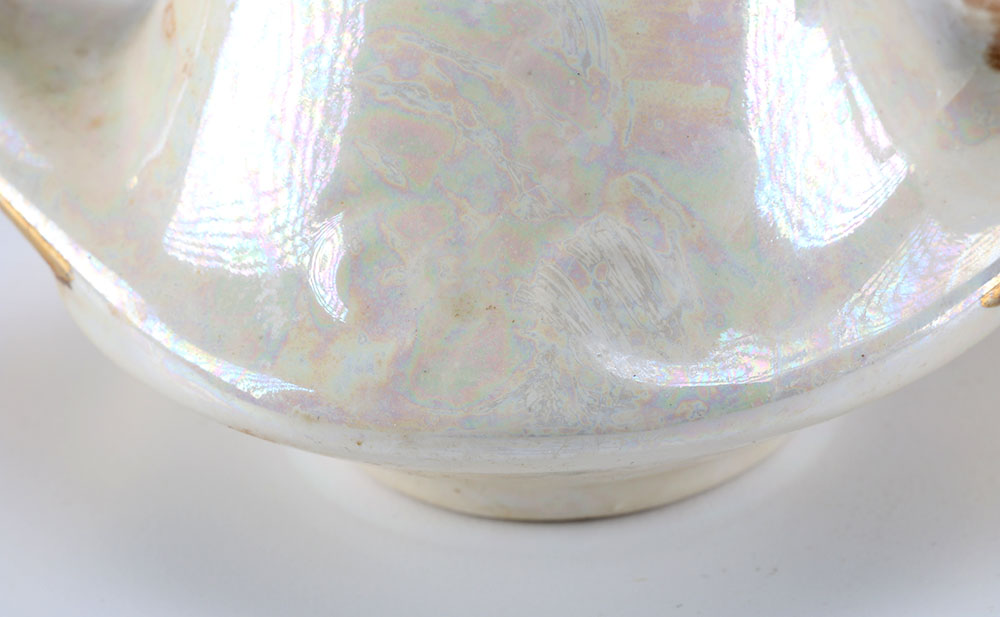 Pearl China Lusterware Creamer and Sugar Bowl