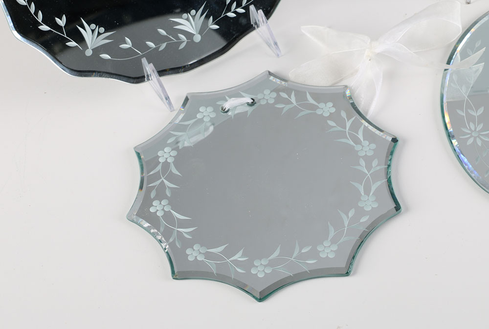 Set of Six Matching Hanging Mirrors