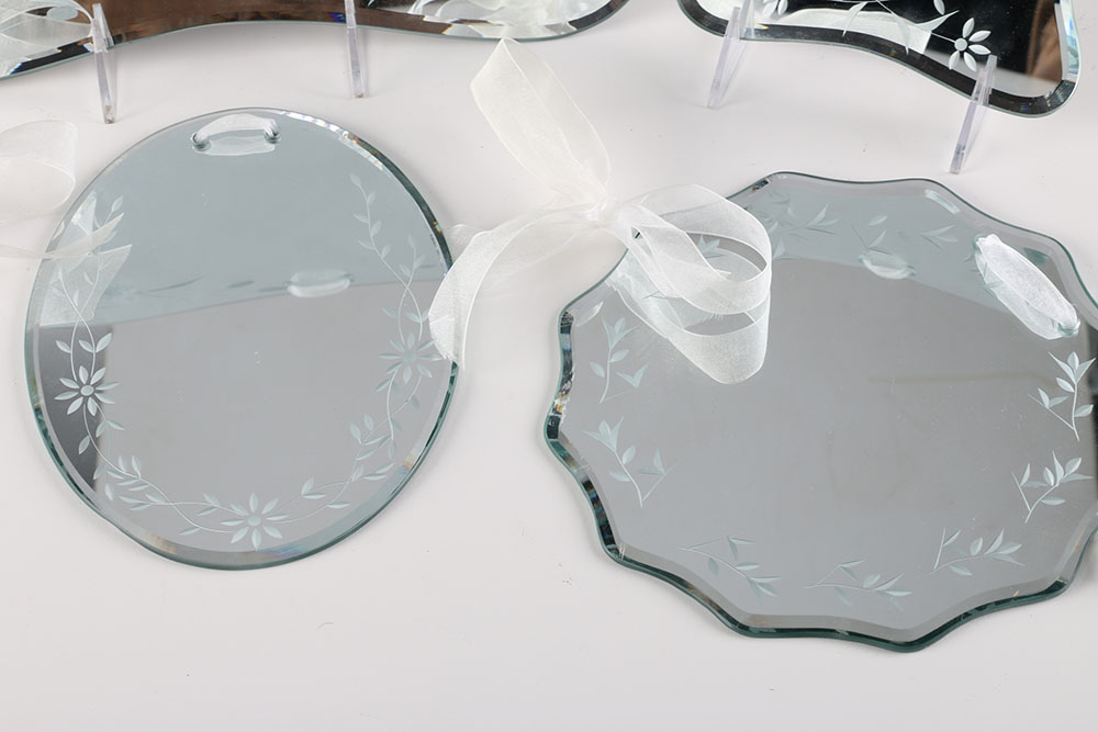 Set of Six Matching Hanging Mirrors