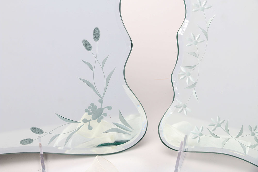 Set of Six Matching Hanging Mirrors