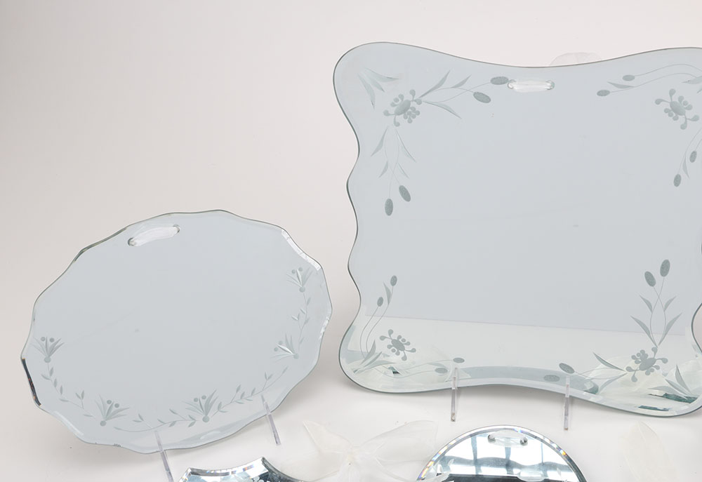 Set of Six Matching Hanging Mirrors