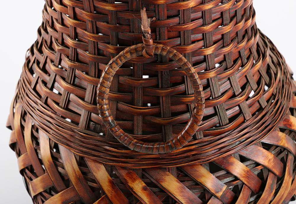 Collection of Vases, Basket, and Planter