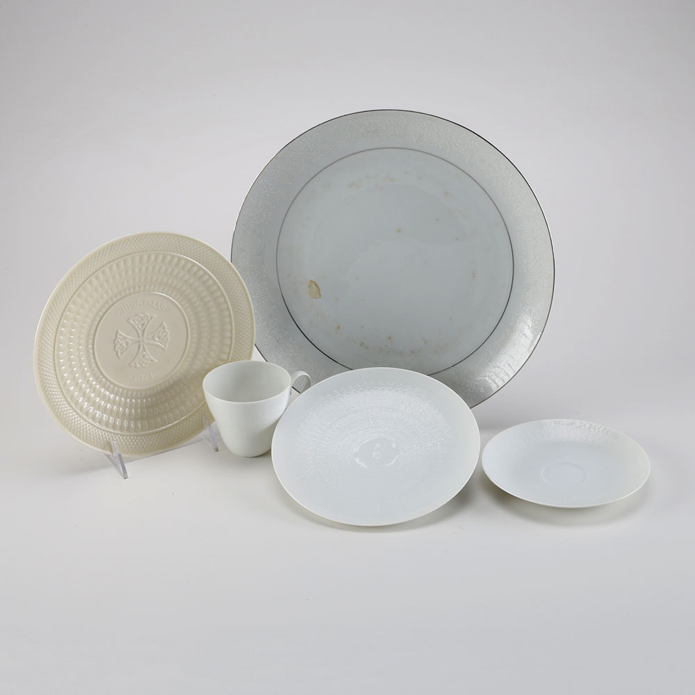 Assorted China Plates