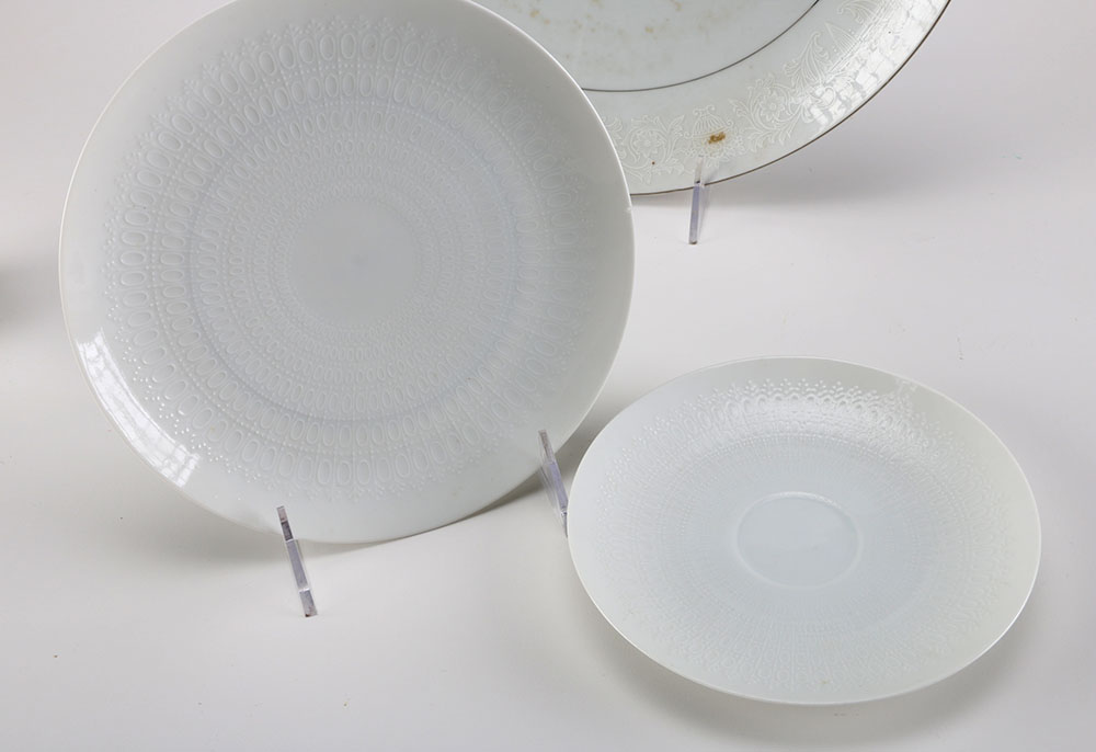 Assorted China Plates