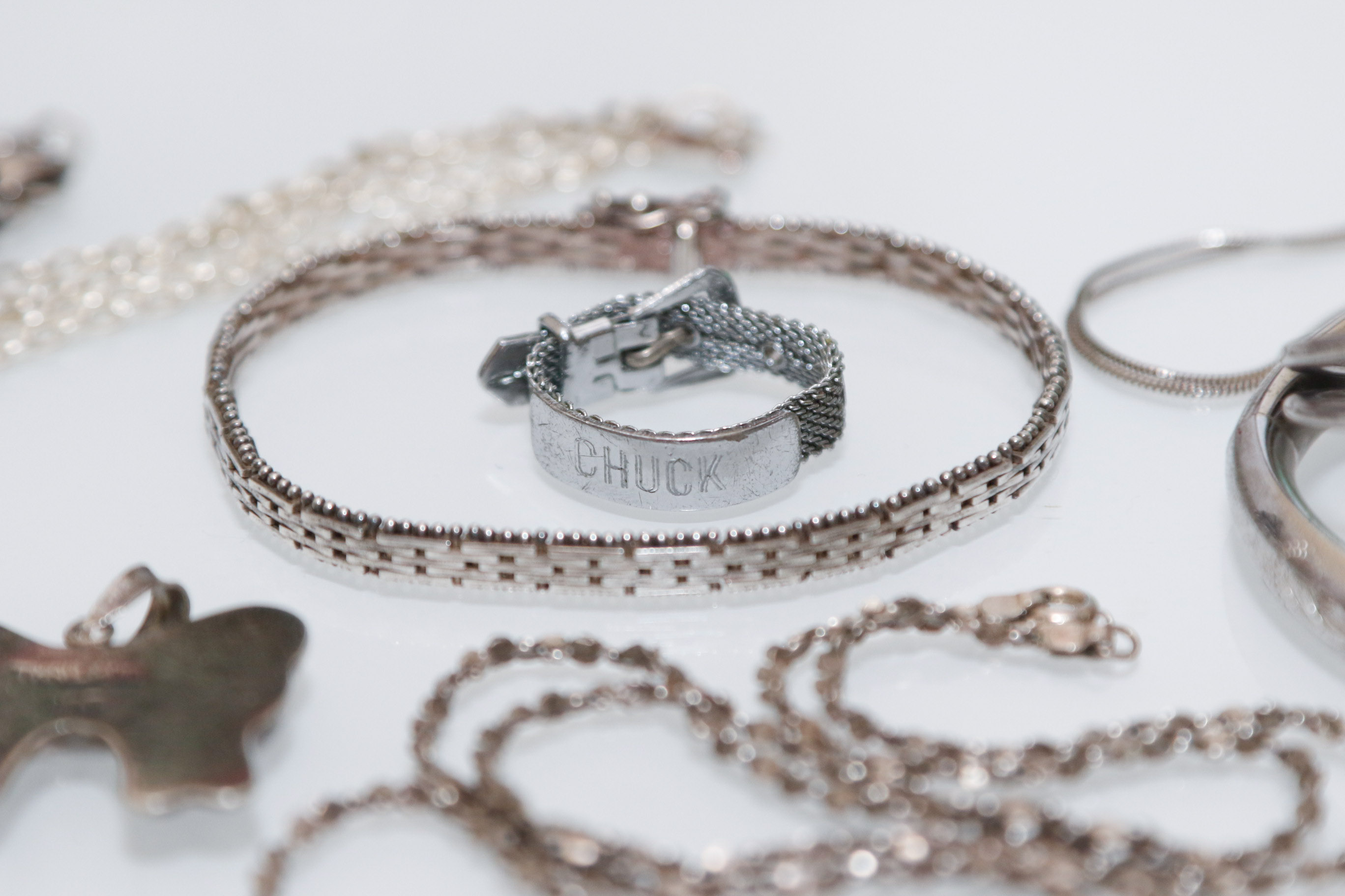 Assortment of 925 Sterling Marked Jewelry